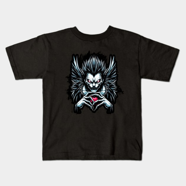 Apple Eater Kids T-Shirt by Ikibrai